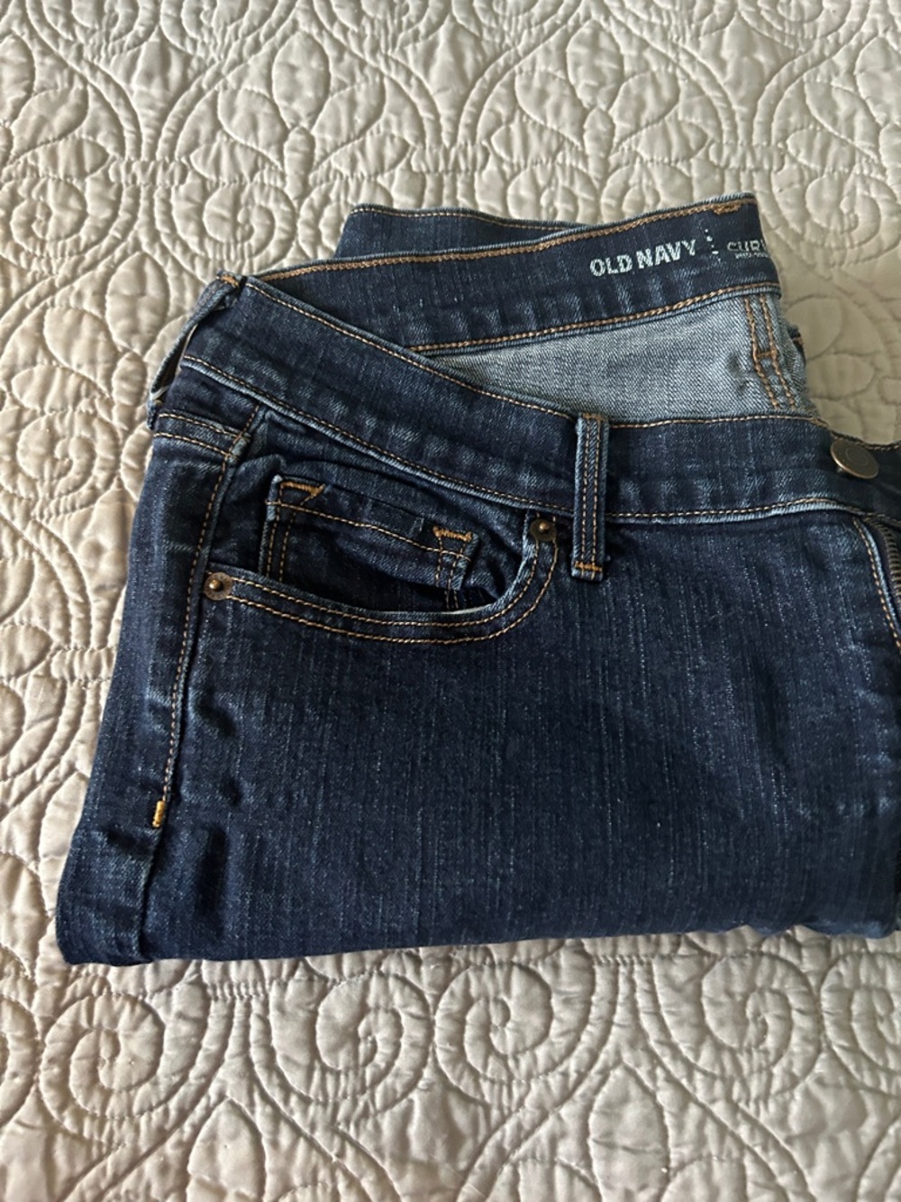 Old Navy Navy Blue Stretch Skinny Jeans